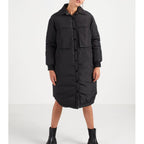 IKKS - Anorak largo negro con maxibolsillos I.Code - Negro