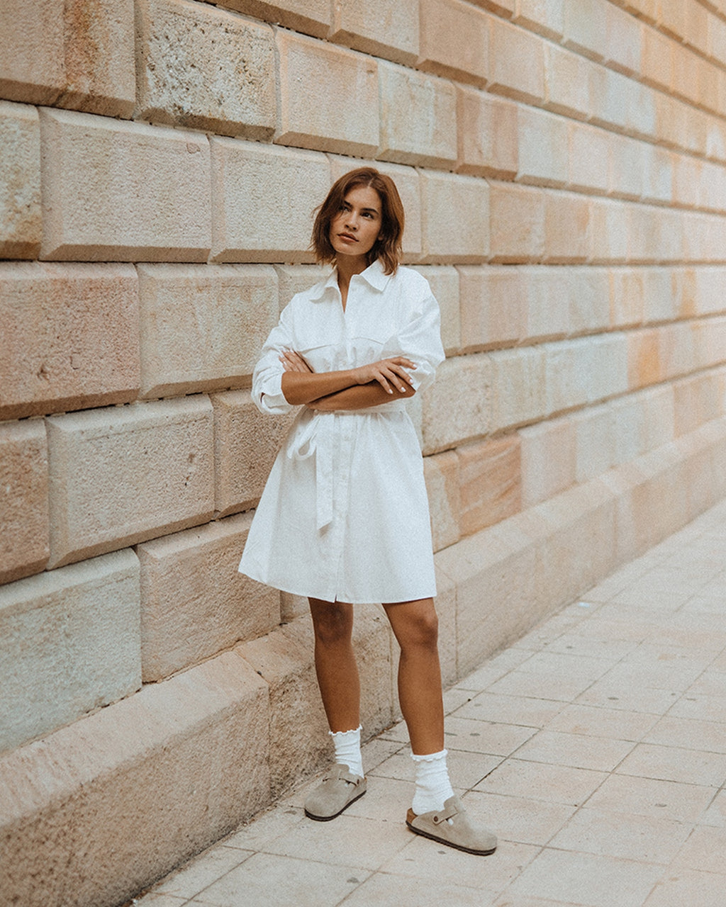Vestido Corto Imaya - Crudo