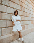 Vestido Corto Imaya - Crudo