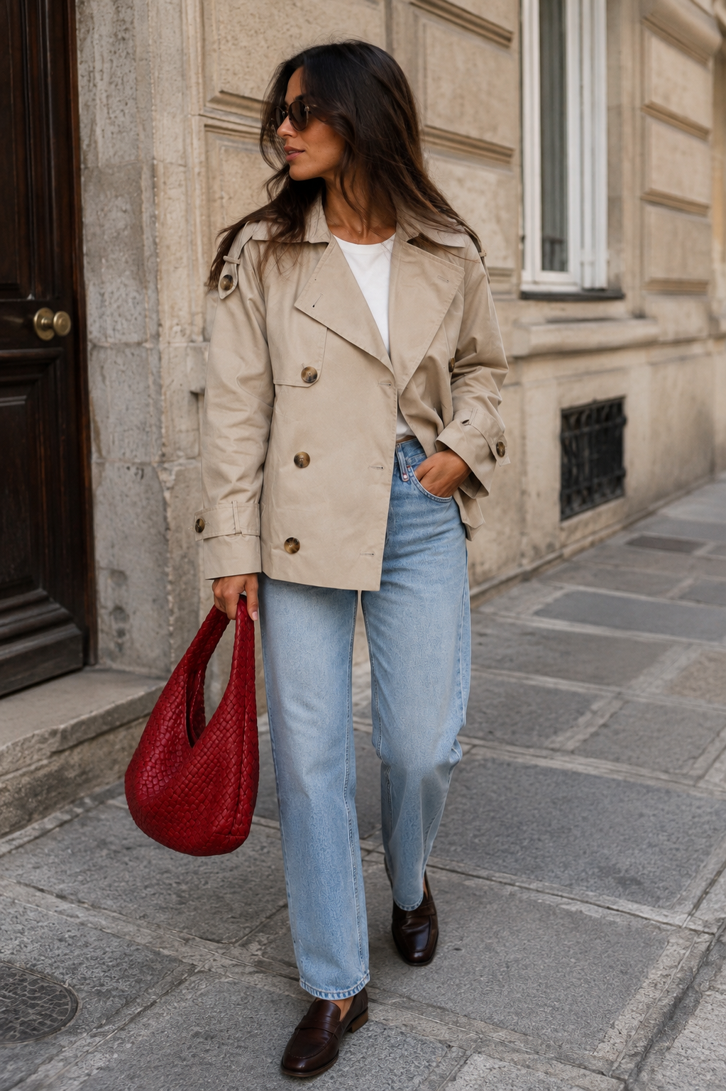 Mina Trench Coat - Beige