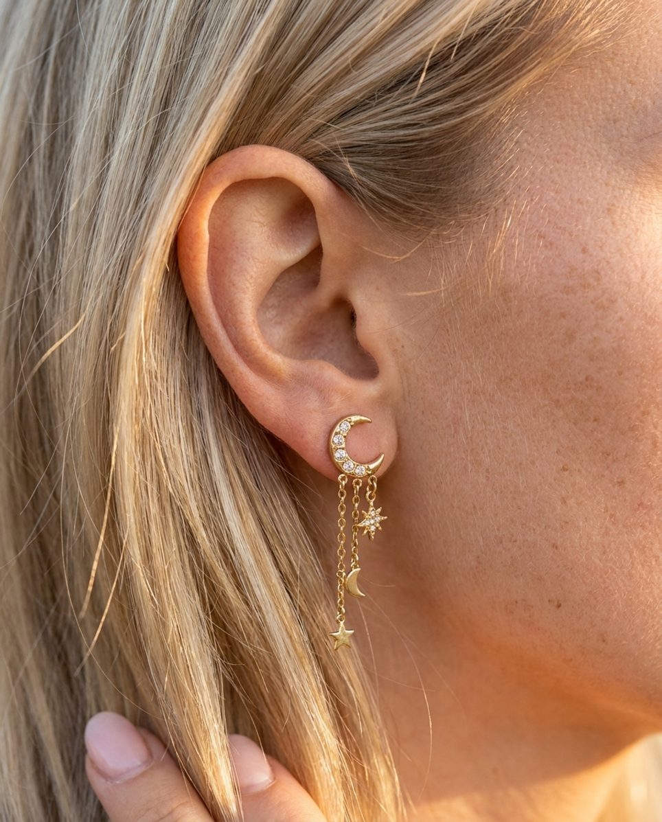 Boucles D'Oreilles Coral Light