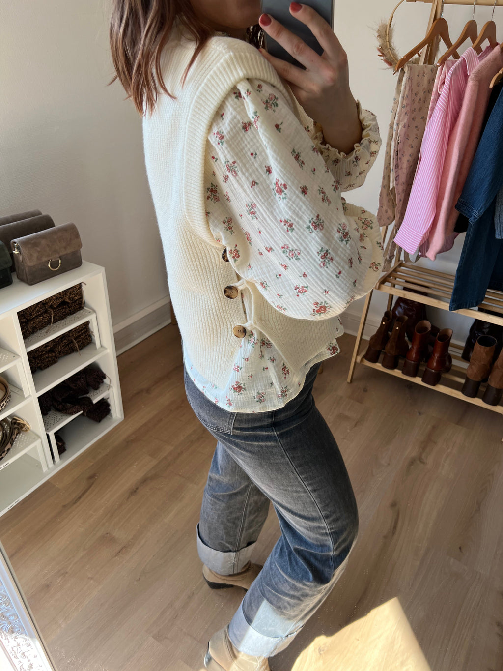 Isaure Sleeveless Sweater - Ecru