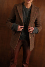 Gaspard Brown Check Blazer