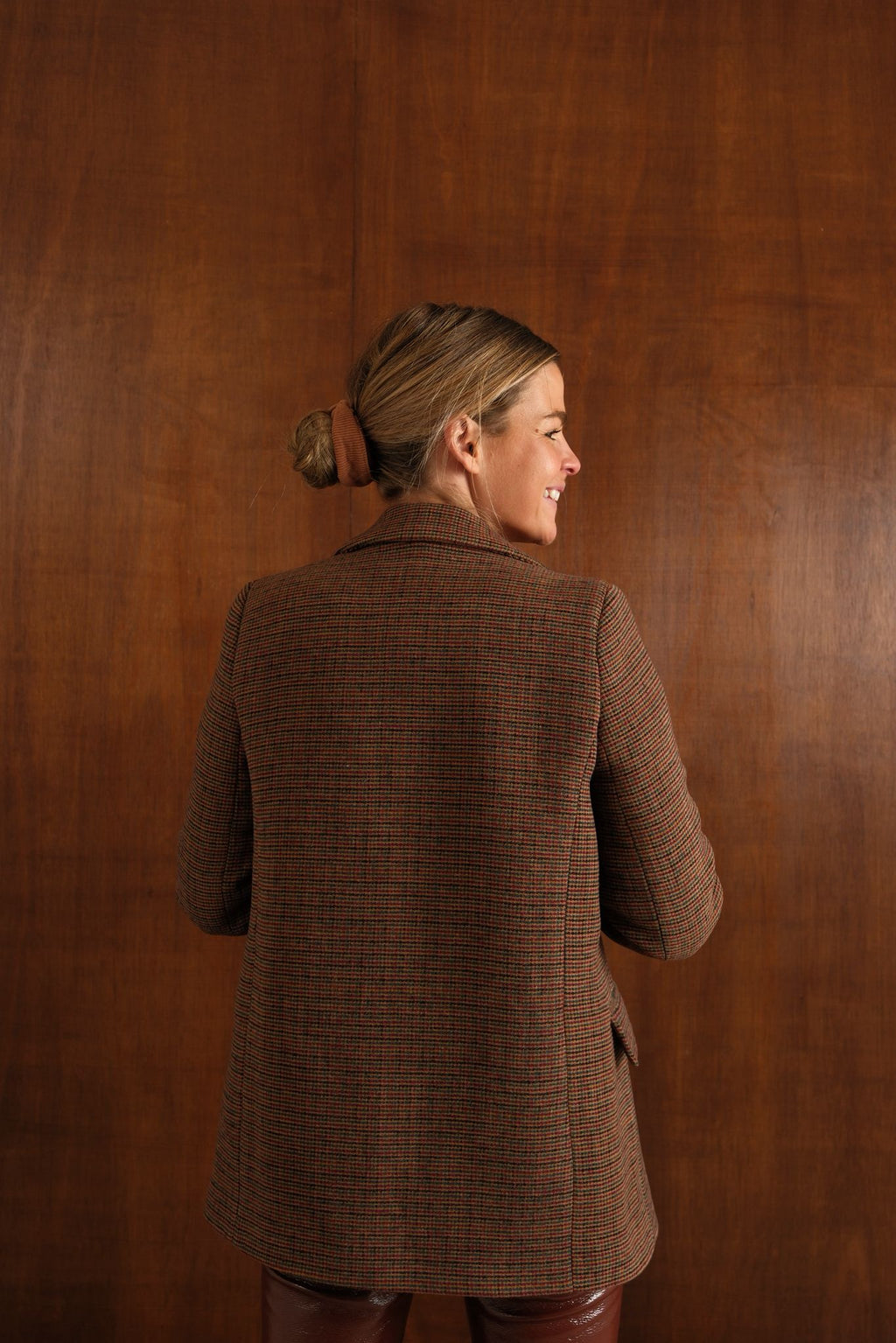 Gaspard Brown Check Blazer