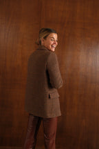 Gaspard Brown Check Blazer