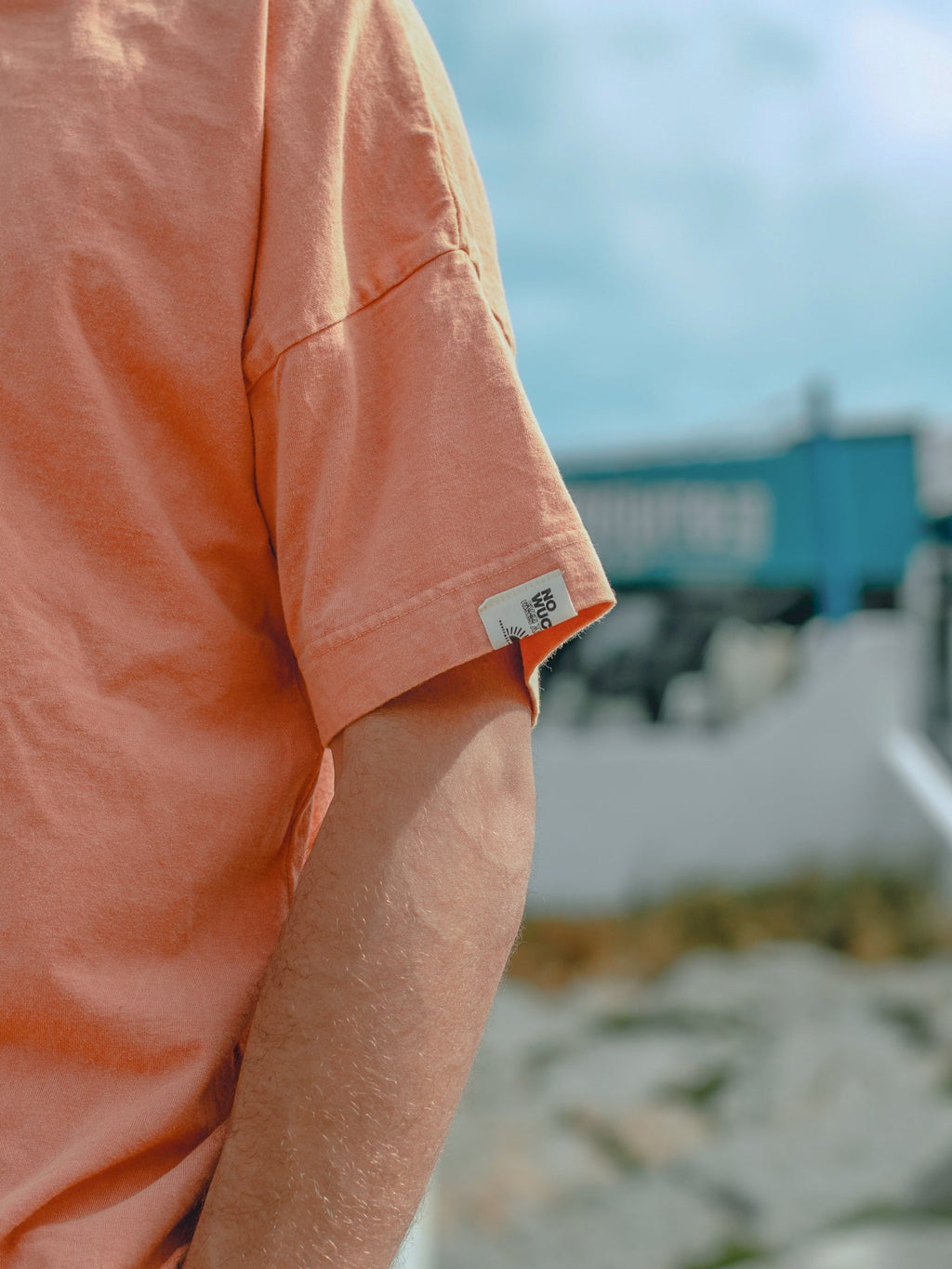 T-Shirt Orange Washed