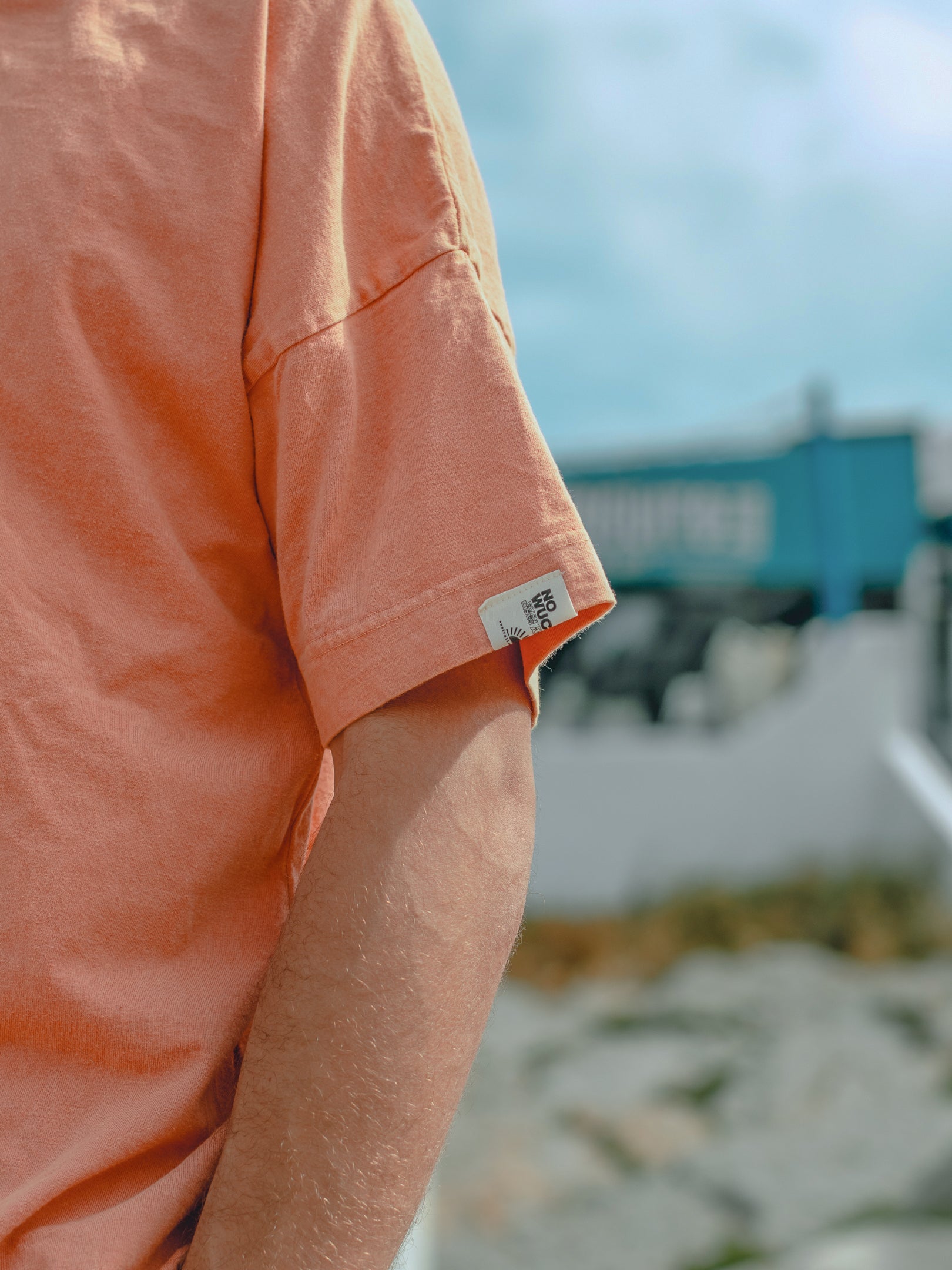 T-Shirt Orange Washed