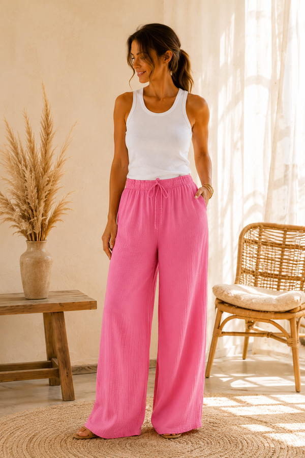 Eden Trousers - Pink