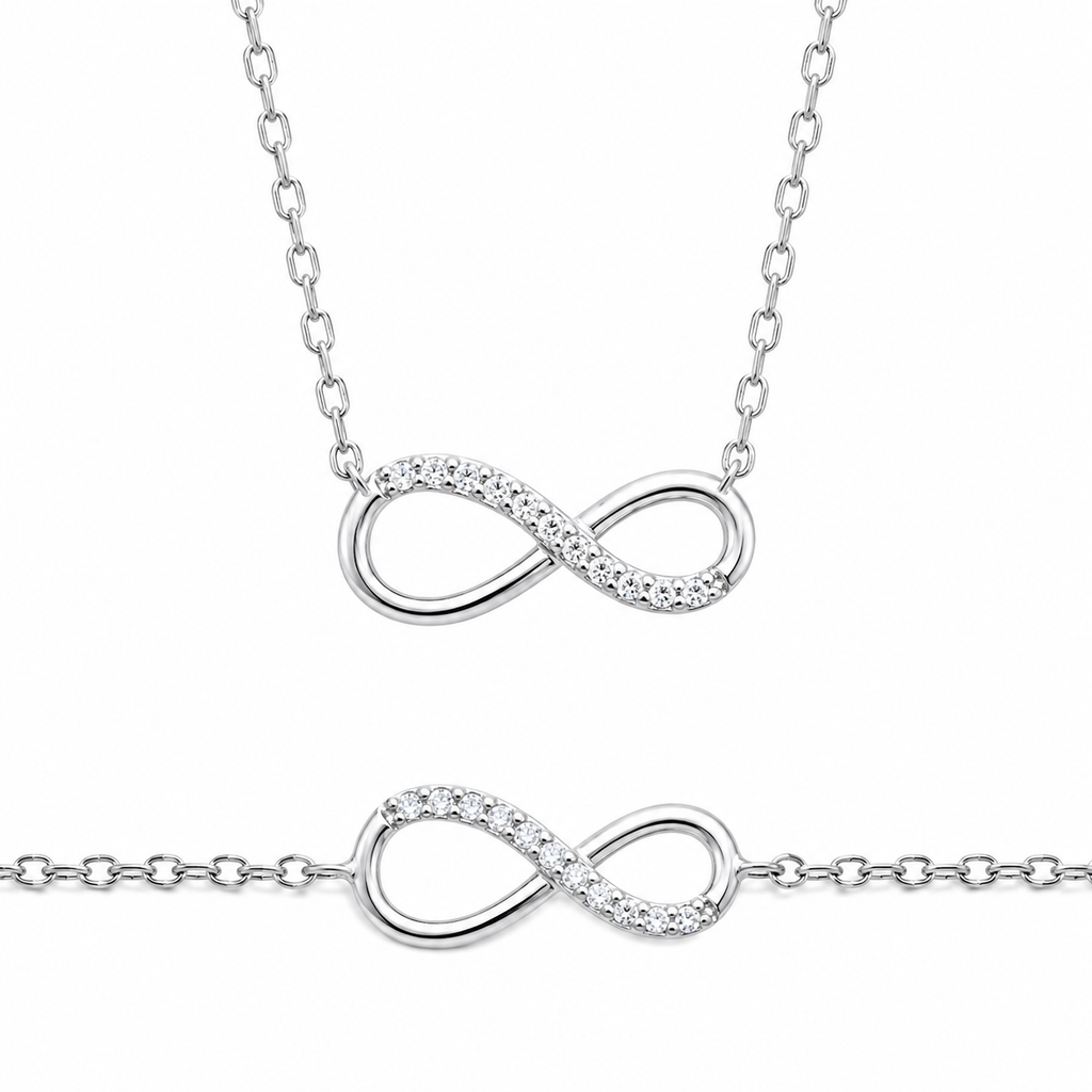 Collana Infinity Argento