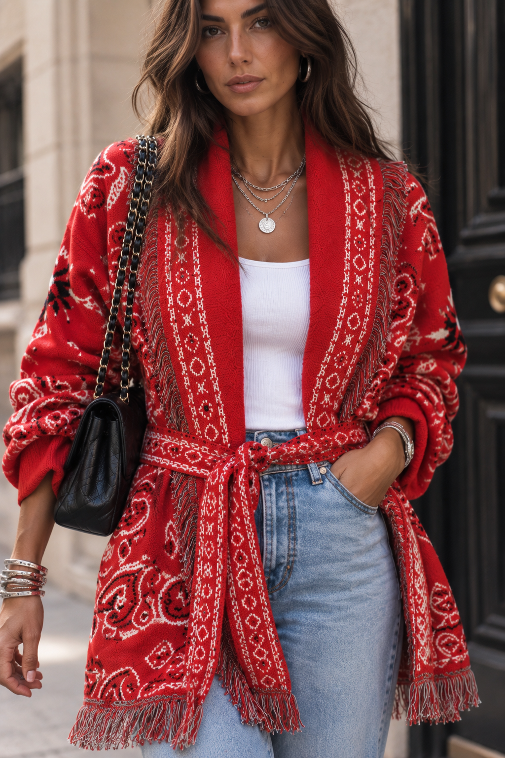 Billy Cardigan Röd