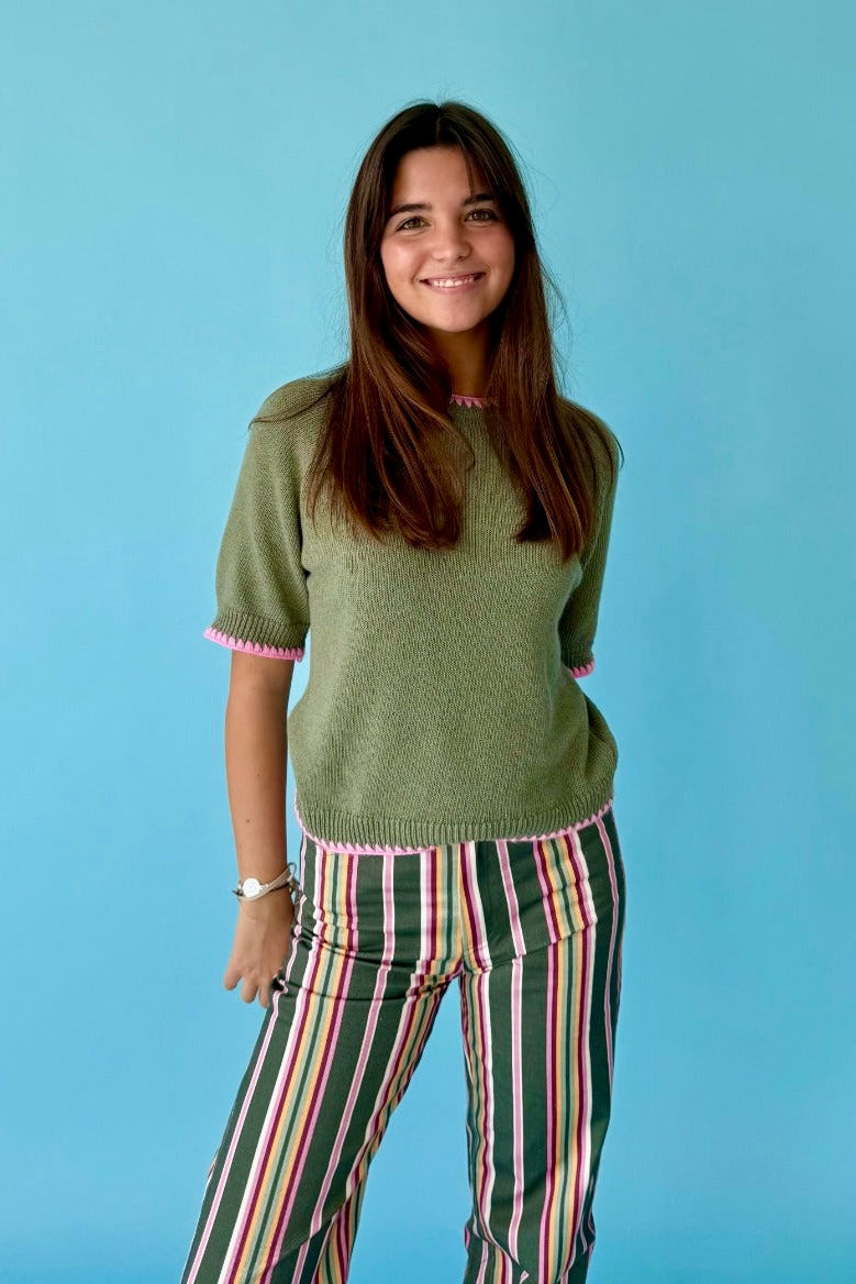 Joana Khaki T-Shirt