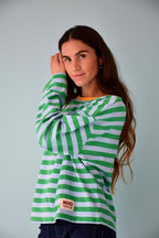 Camiseta Núria Verde Y Azul