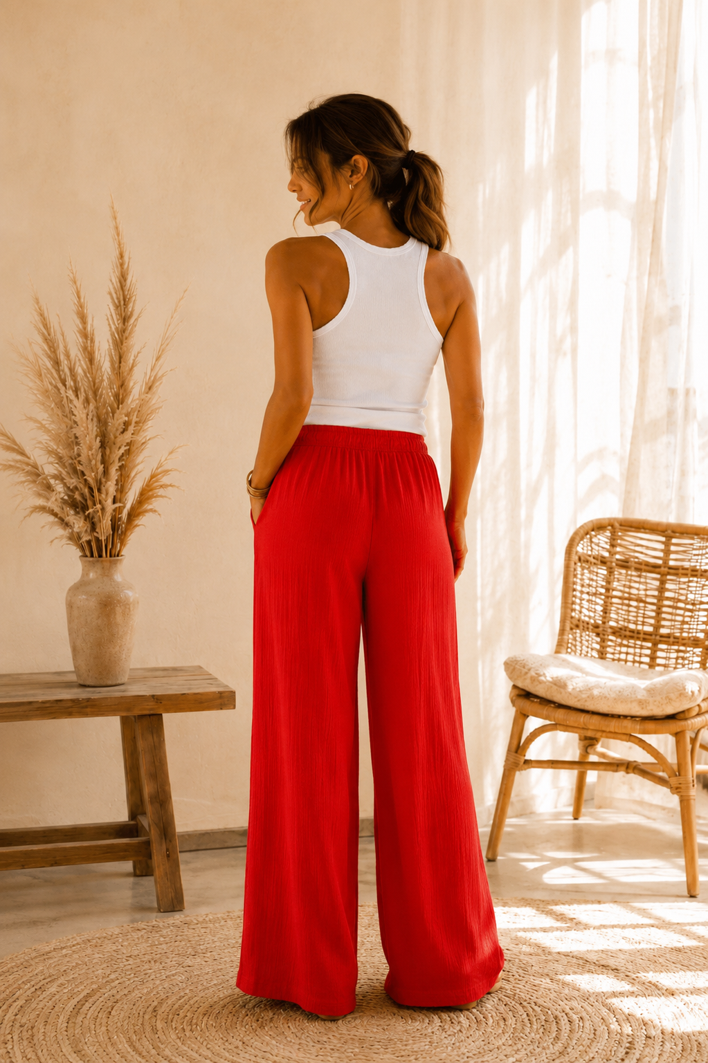 Eden Pants - Red