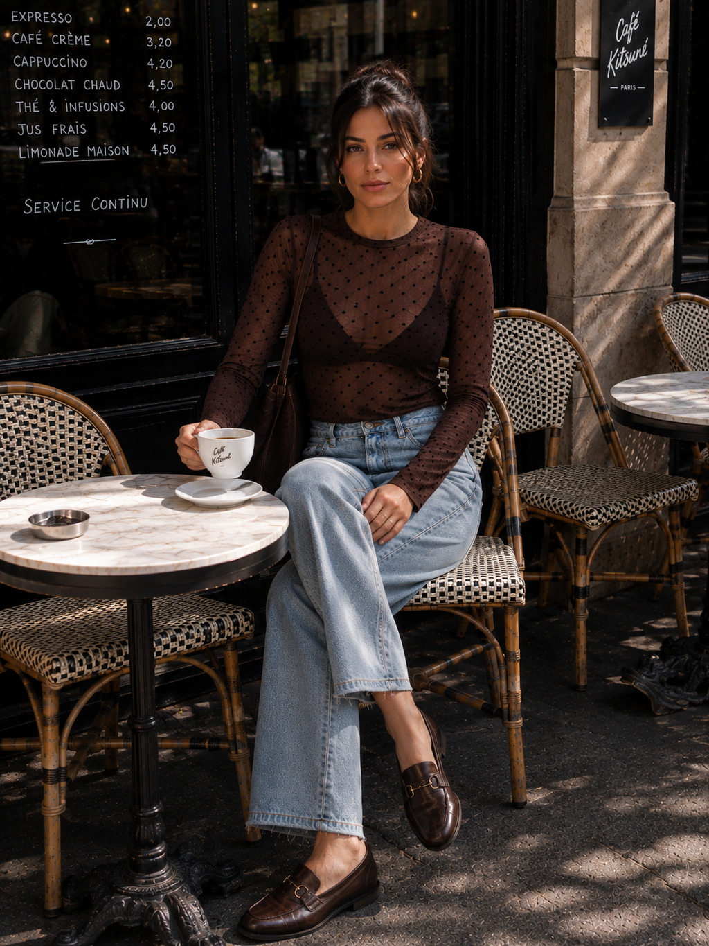Dotty Bodysuit - Choco