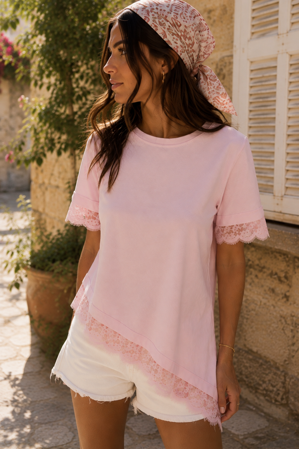 Camiseta Spring - Rosa