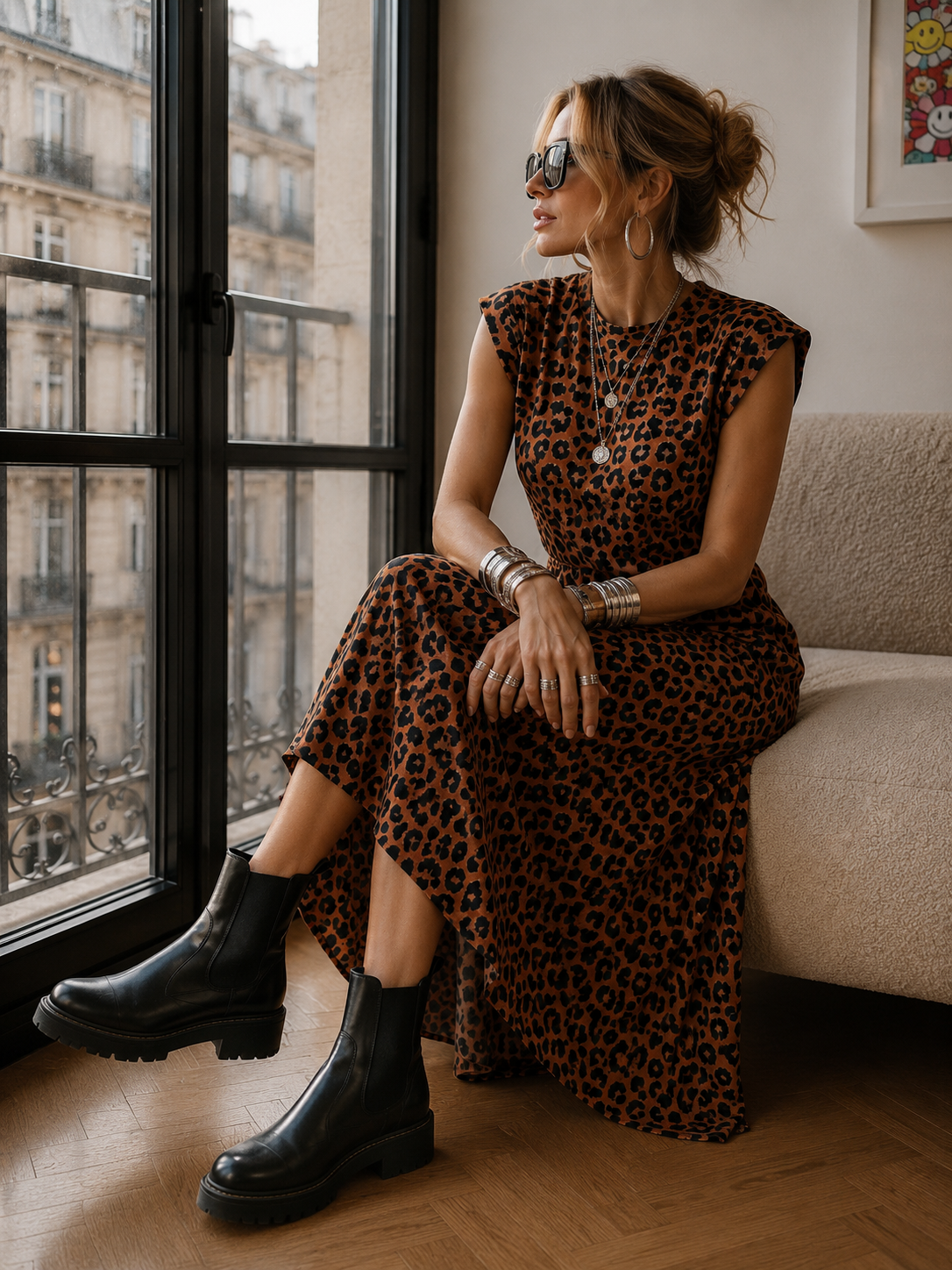 Jul Dress - Camel