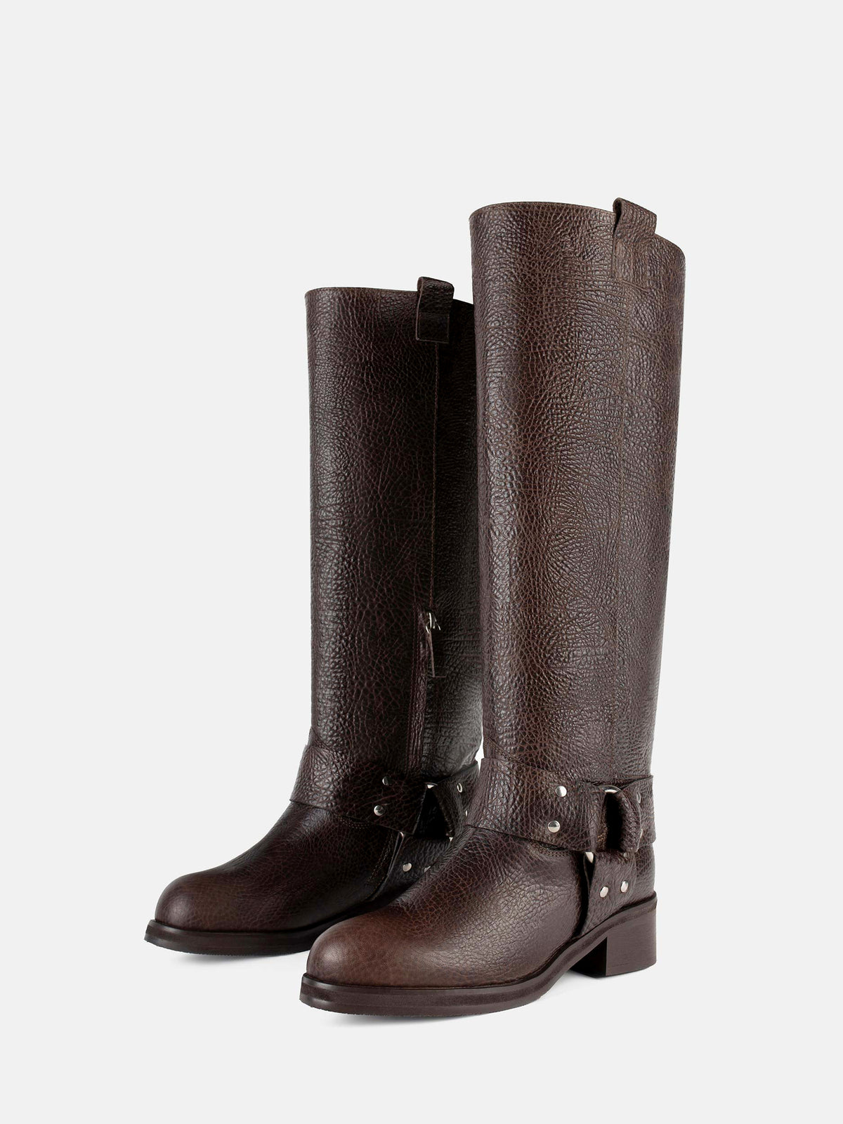 Botas Biker Gang - Marrón