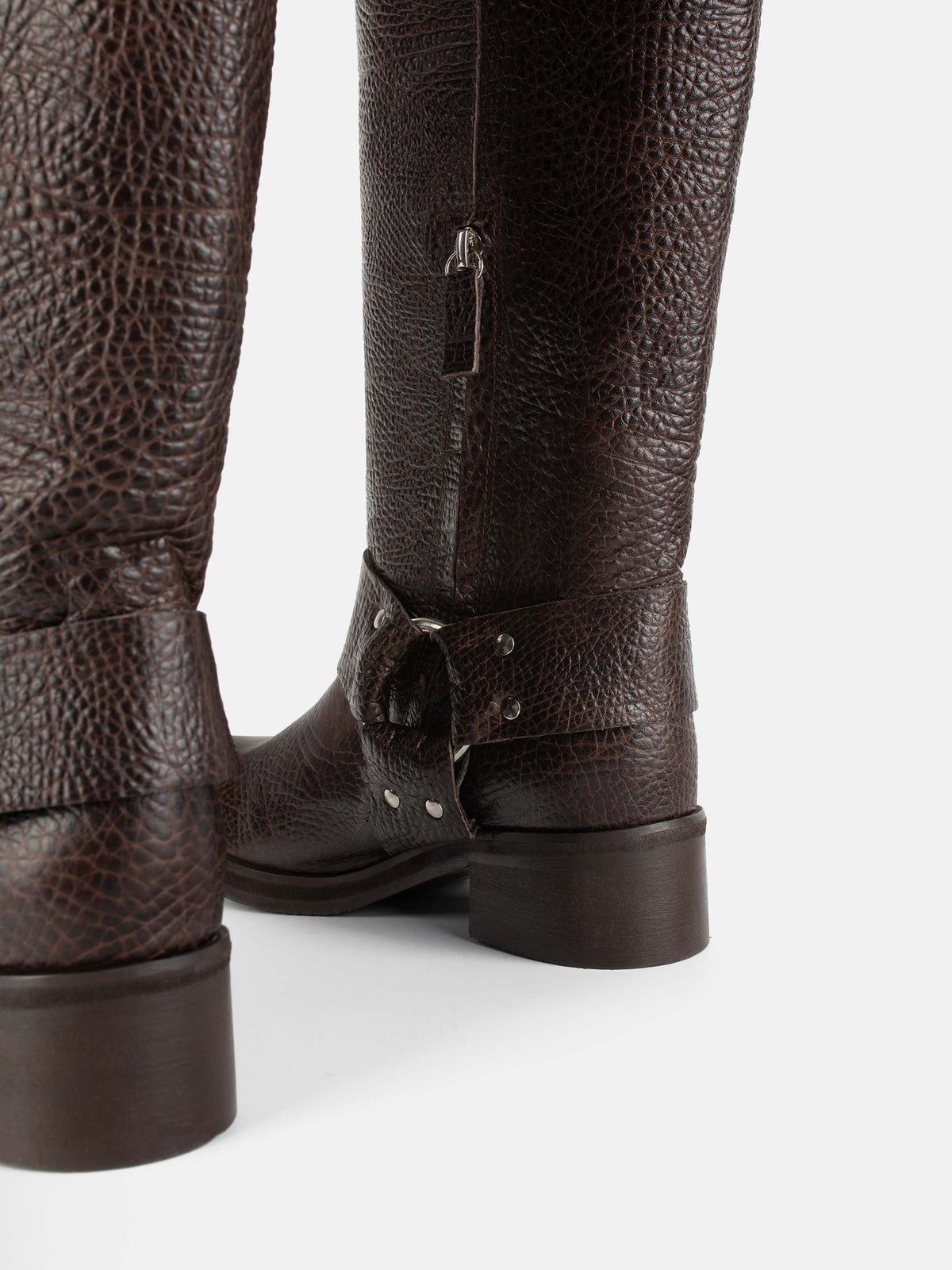 Botas Biker Gang - Marrón
