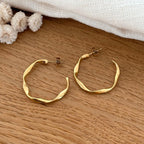Pendientes aro "Alaia" acero 30mm-Pendientes-instants-plaisirs-Instants Plaisirs | Joyas