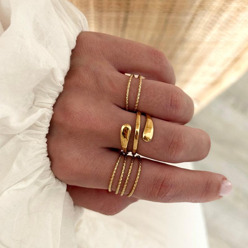 Bague "Lia" Acier