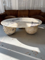 Table Basse En Marbre Calacata Viola