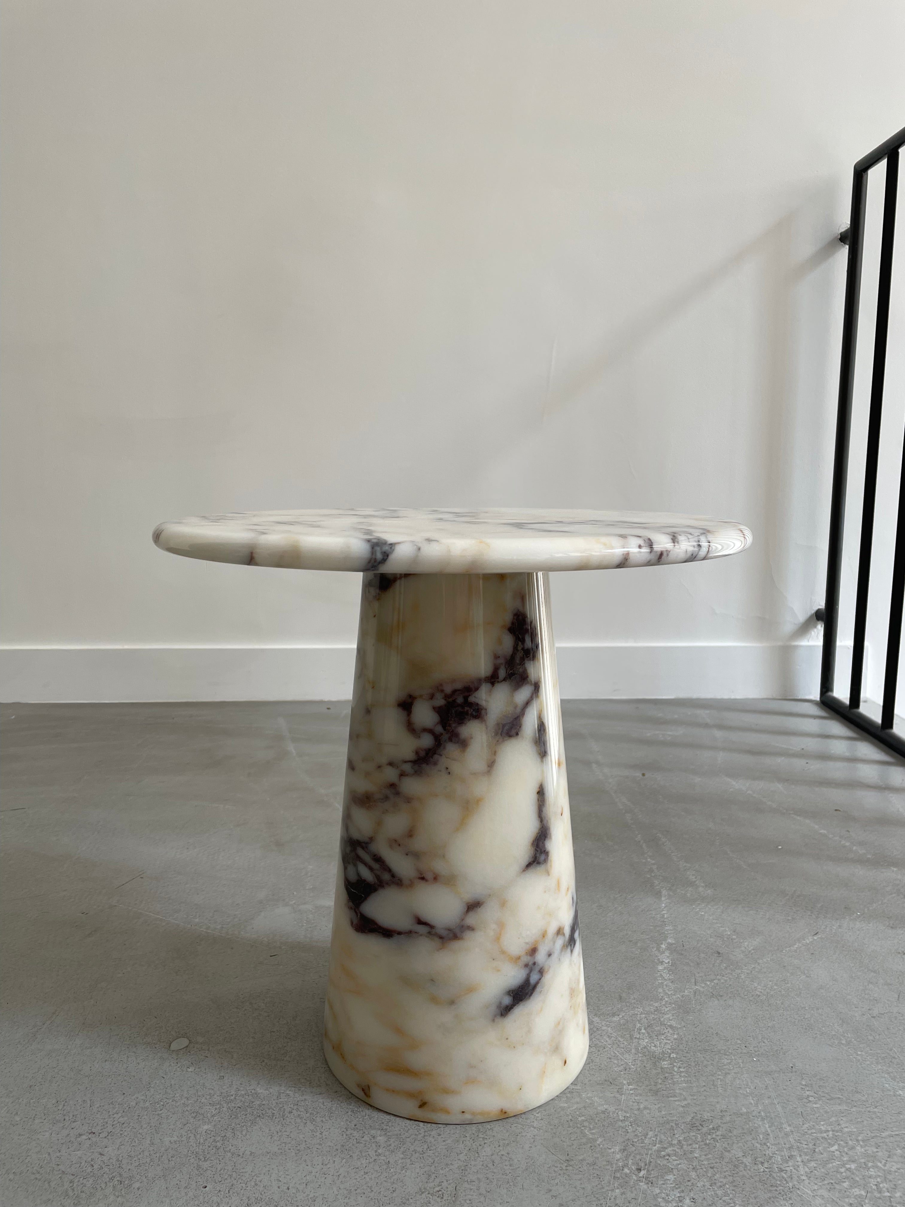 Mesa Auxiliar De Mármol Calacatta Viola