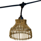 Amelia - Guirlande Filaire E27 - Rotin - Beige
