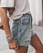 The Blue Denim Short