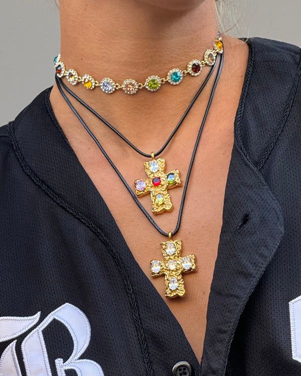 Collana Croix Précieuse