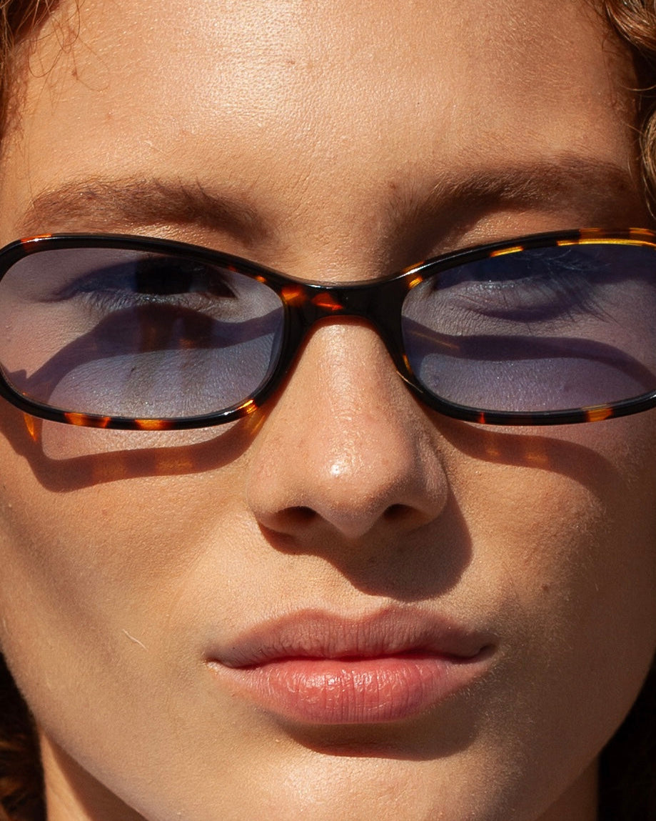 Gafas de sol Riley - Carey y azul - Unisex