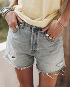 The Blue Denim Short