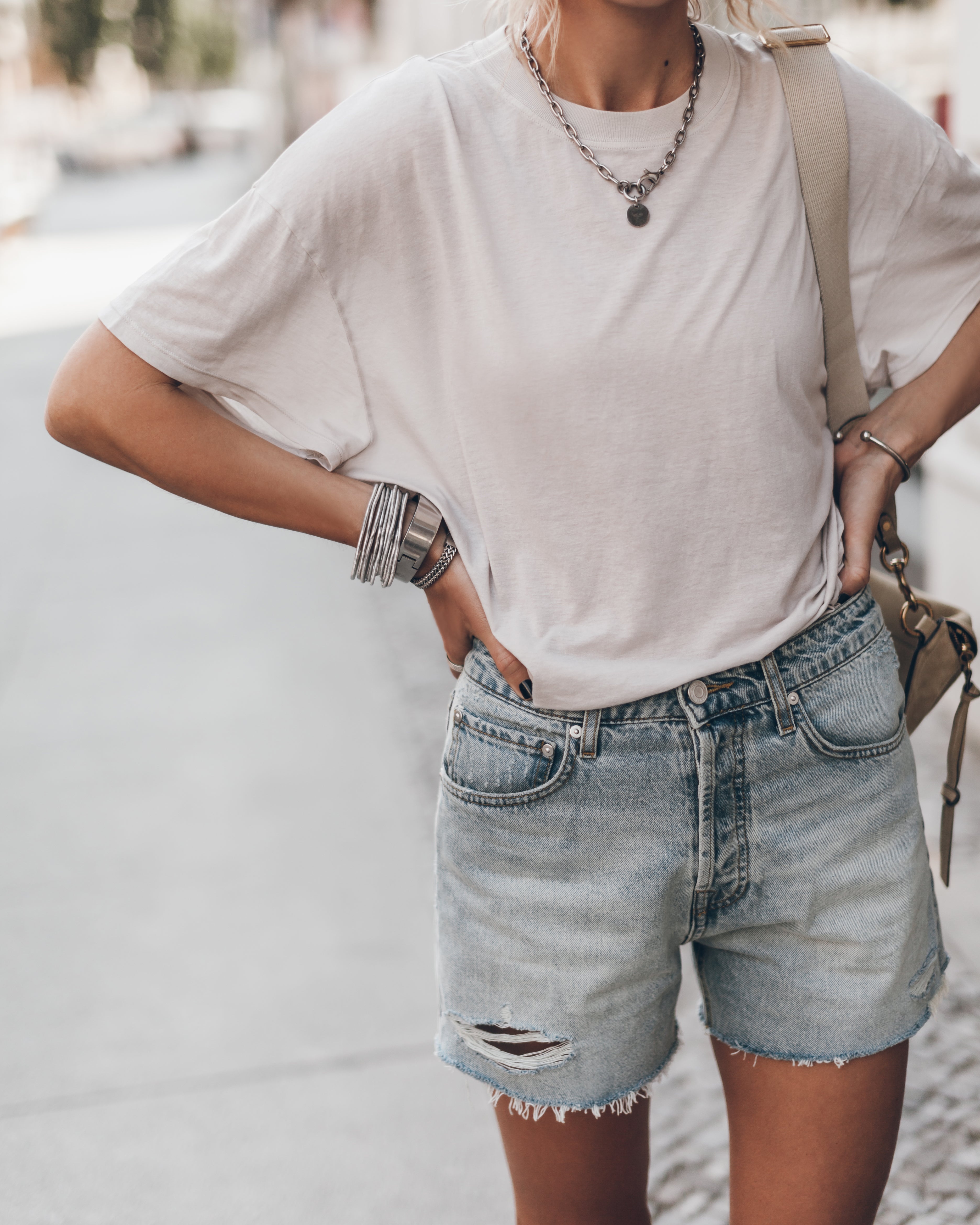 The Blue Denim Short