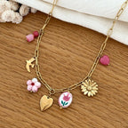Collier "Valentina" acier-Colliers-Instants Plaisirs • Bijoux-Instants Plaisirs | Bijoux