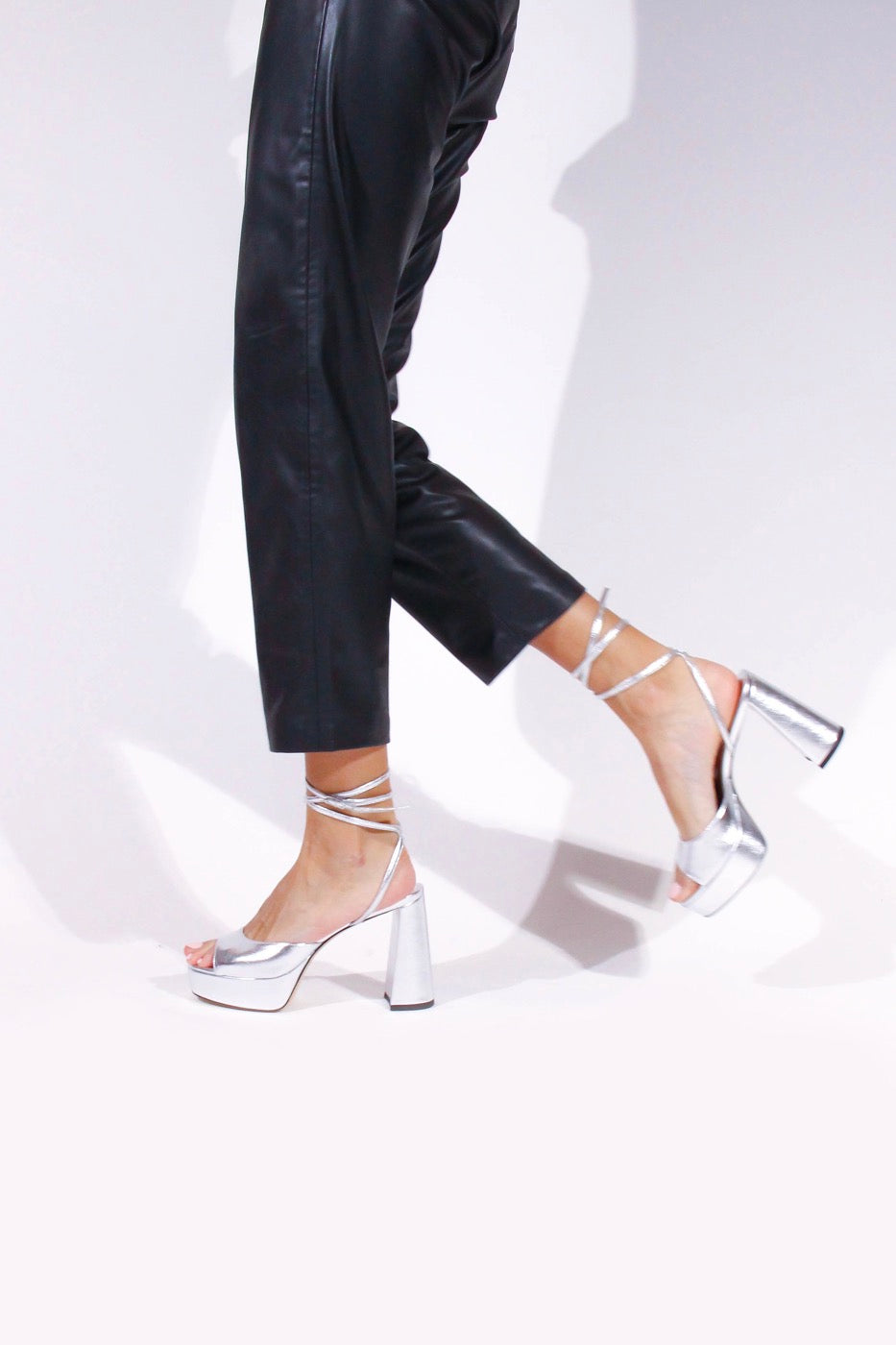 Janet Sandals - Silver - Women