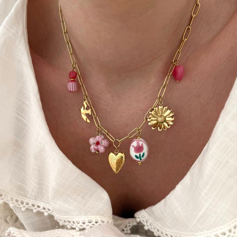 Collier "Valentina" acier-Colliers-Instants Plaisirs • Bijoux-Instants Plaisirs | Bijoux