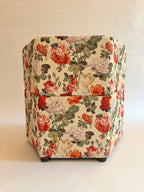 Sillón gráfico floral vintage