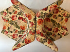 Sillón gráfico floral vintage