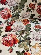 Sillón gráfico floral vintage