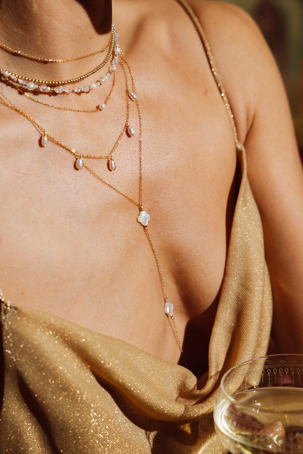 Stella Necklace - Cultured Pearl