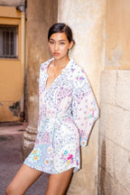Penelope Dress - Paisley Floral Patch