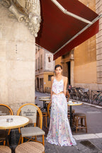 Top Kendall - Parche floral de cachemira
