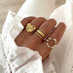 Anillo de acero “Olympe”-Anillos-Instants Plaisirs • Joyas-Instants Plaisirs | Joyas