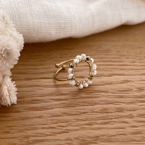 Bague "Olympe" acier-Bagues-Instants Plaisirs • Bijoux-Instants Plaisirs | Bijoux