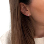 Piercing Oreja “Sao” Bañado En Oro