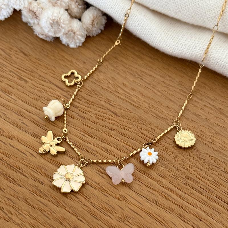 Collier "Eloria" acier-Colliers-Instants Plaisirs • Bijoux-Instants Plaisirs | Bijoux