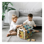 Busy Board Wooden Educational Playhouse – Mini