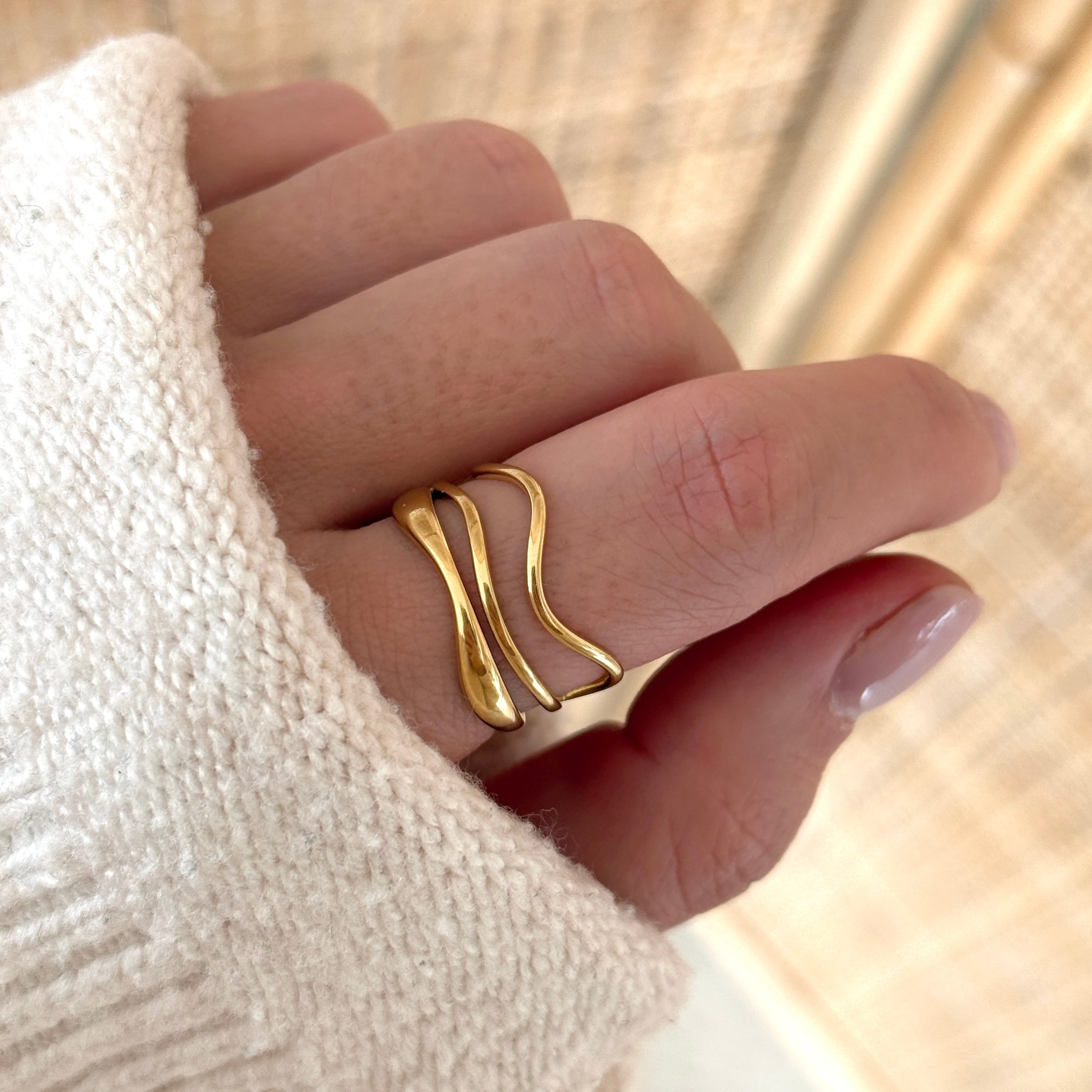 Bague "Mila" Acier