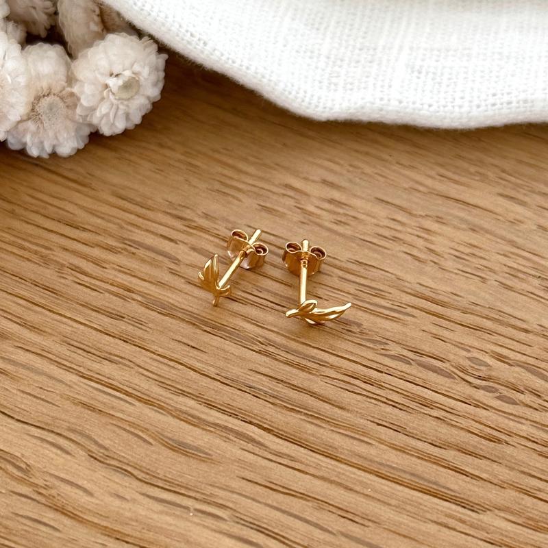 Pendientes “Filine” bañados en oro-Instants-Plaisirs-Pendientes Instants Plaisirs | Joyas
