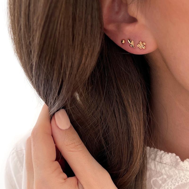 Pendientes “Filine” bañados en oro-Instants-Plaisirs-Pendientes Instants Plaisirs | Joyas