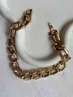 Vintage Rectangle Chunky Mesh Necklace